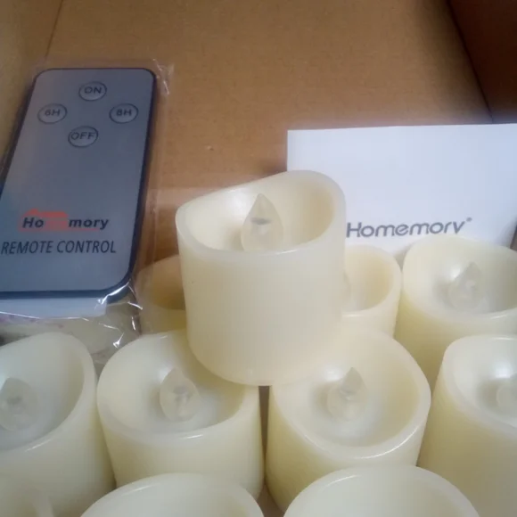 12 Pack Flameless LED Votive Candles - Picture 5 of 8